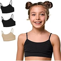 Top Sportivo Bambina Risalti - 3 Pezzi Microfibra Senza Cuciture, Reggiseno Sportivo, Made In Italy - Foto 3