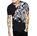 Produktbild Luckycat Männer/Frauen T-Shirt 3D Lion Print entworfen stilvolle Sommer T-Shirt Plus Größe Tees Plus Größe M-5XL Mode 2018
