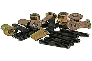 10 X Kit De Espárragos De Escape Naraku M8 X M8 con Tuerca