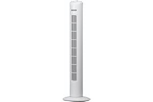Status Tower Fan | 32 Inch Portable Oscillating Fan | 3 Speed Adjustable Angle Tower Fan | White | S32TOWERFAN1PKB
