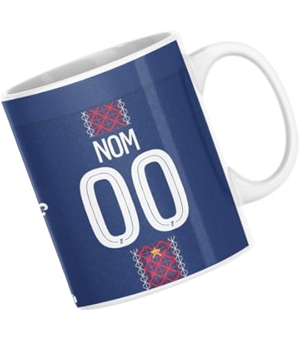 Tasse Mug FFF – Équipe De France De Football – Noir – Motif Coq