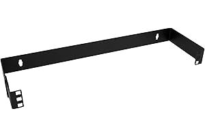 StarTech.com Rack de 1U Abisagrado de Montaje en Pared para Panel de Parcheo - de 10cm (4in) de Profundidad - Rack Giratorio de 19 Pulgadas para Equipo de Red poco Profundo - 7,7kg (WALLMOUNTH1)
