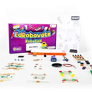 Sparklebox DIY EduSTEM-1 Kit | 10 Experiments| Ideal for Age 10 Years and Above | Modular Electronic Circuits | Compatible with Arduino.