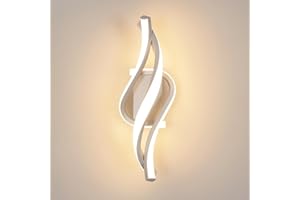 Delaveek Lampe Murale Moderne LED, 22W Applique Murale Interieur 3000K Blanc Chaud, Appliques Murales pour Chambre, Salon, Escalier,Couloir