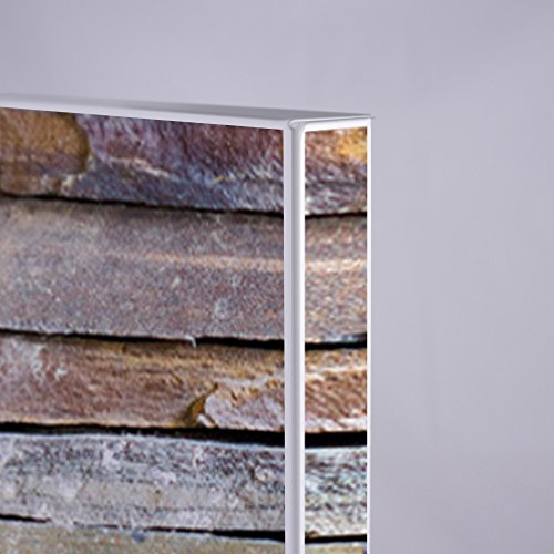 banjado – Design Magnetwand Memoboard 78cm x 37cm quer mit Motiv Naturstein - 5