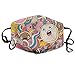 Produktbild SDGSS Mouth Mask,Funny Donut Faces Unisex Fashion Warm Anti-Dust Washable Reusable Mouth Mask