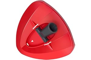 GENERIC 1 Pack Spin Mop Replacement Base Head Compatible with Vileda Easy Wring Mop, Triangle Spinning Head Disc -Plastic Base Case Disc Accessories Part