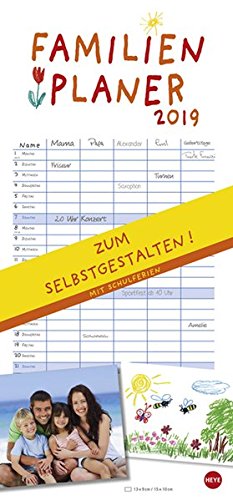 Preisvergleich Produktbild Familienplaner zum Selbstgestalten - Kalender 2019