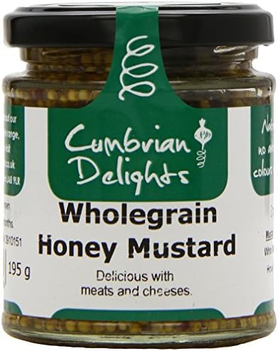 Cumbrian Delights Whole Grain Honey Mustard 195 g (Pack of 2)