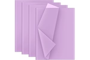 Creavvee Découpage papier de soie 28 feuilles format 50x70cm Violet Clair
