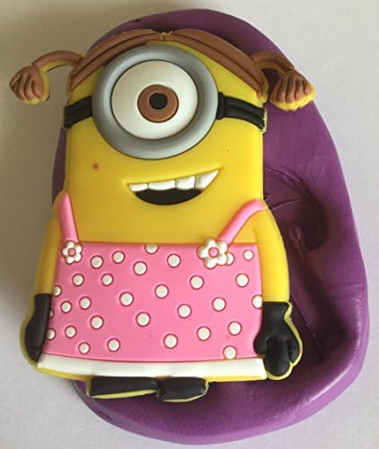 Minion girl silicone mould