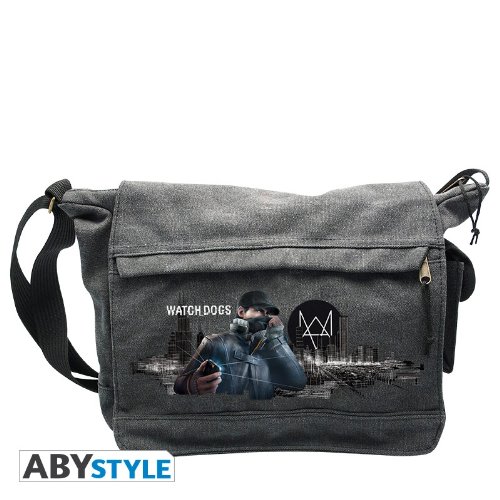 Preisvergleich Produktbild Umhängetasche von WATCH DOGS City Stadt (32x25x10cm) Offizielle MESSENGER Shoulder BAG