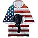 Produktbild Cooljun Herren T Shirt Slim Fit Fashion Herren Flagge gedruckt Kapuze Kurzarm Casual Hoodies Größe Tops