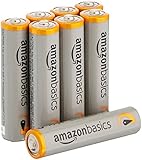 AmazonBasics Performance Batterien Alkali, AAA, 8 Stck (Design kann von Darstellung abweichen)