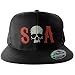 Produktbild Sons of Anarchy - Baseball Herren Cap Kappe - Skull Logo - Schwarz