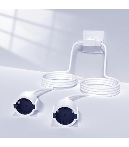 Doppelstecker Mit USB 7in1 - Steckdosenadapter 3 Fach, 4000W, Mit USB-C PD Schnellladung