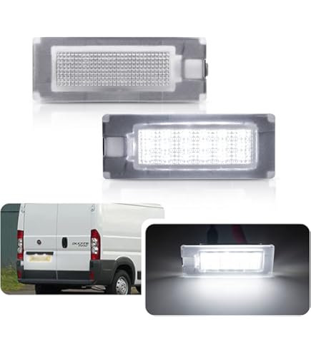 Pack 2 Modules LED Plaque Arrière Citroën Jumpy & Berlingo - Feu éclaireur De Plaque 6340G7