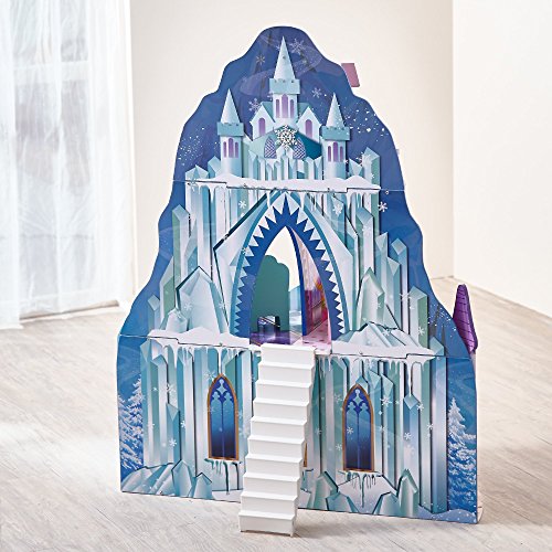 Teamson Kids - Ice Castle Wooden Doll House with 6 pcs Furniture for 12 inch Dolls