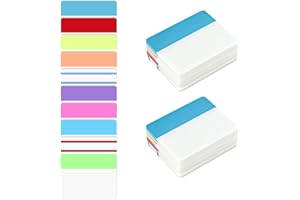 KODWIS 400 Piezas Index Marcadores Adhesivos, Marcapaginas de Colores Pequeños Transparente Separadores de Marcadores de Página para Marcar Hojas Informes Libros 10 Colores