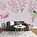 Produktbild L22LW Wandbild Flamingo Pink, Rot Anker Hintergrundbild Schlafzimmer Nail Shop Salon Wände, 300 Cm * 240 Cm (H) Wallpaper