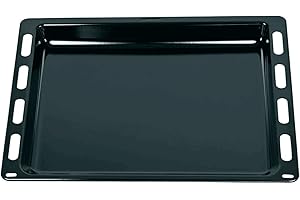 CABLEPELADO Bandeja para horno | Bandeja profunda esmaltada Horno | 370 mm profundo x 442 mm ancho | Compatible con Bosch HEZ431001 00748225, Siemens HZ431001, Junker JZ11BE11, Viva VVZ20H2