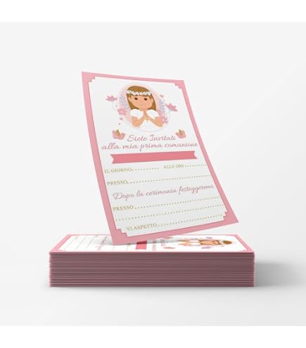 Papierdrachen 6 biglietti di invito per feste cristiane come battesimo, comunione, cresima, motivo eucalipto, biglietti pieghevoli con busta e adesivi abbinati, formato DIN A6, set da 3
