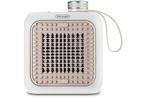 ‎DE'LONGHI De'Longhi Capsule Desk Termowentylator, Różowy, 10 x 15 x 17.5 cm