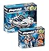 Produktbild PLAYMOBIL® Agents Set: 9251 Agent T.E.C.'s Mech & 9252 Agent P.'s Spy Racer