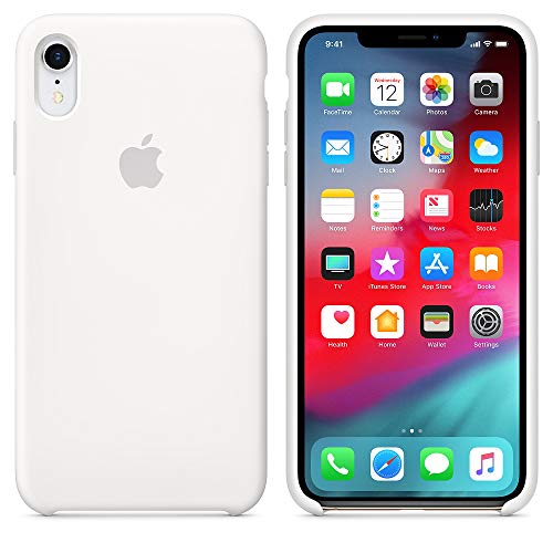 AIWE-ES Funda para iPhone XR 6.1" Funda Silicona Líquida con Protección contra Caídas Anti-Rasguño para iPhone XR (iPhone XR 6.1", Blanco)