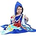 Produktbild Baby Jungen Mädchen Kapuzen Bademantel - Kinder Badetuch Kleinkind 100% Baumwolle Decke Saugfähigen Handtücher Cartoon Tier Nachtwäsche