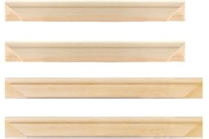 YCDC Solid Canvas Stretcher Frames, Premium Pine Wood Strips Bar Set, for Oil Paintings Poster Prints, DIY Arts Accessory Materials Supply, 10"x12"/25x30cm