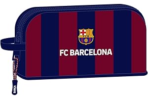 safta F.C. Barcellona - Porta colazione termica, termo, portatodo, qualità e massima resistenza, porta cibo, ricreazione, 21,5 x 6,5 x 12 cm, colore blu marino/granato, Blu marino/Granato, Estándar,