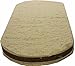 66 x 28 x 5 cm NightyNite  Luxury Natural Moses Basket Mattress, Coir and Lambswool  with Waterproof Protection