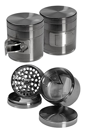 Grinder 4-tlg. mit Auswurf grau - 2