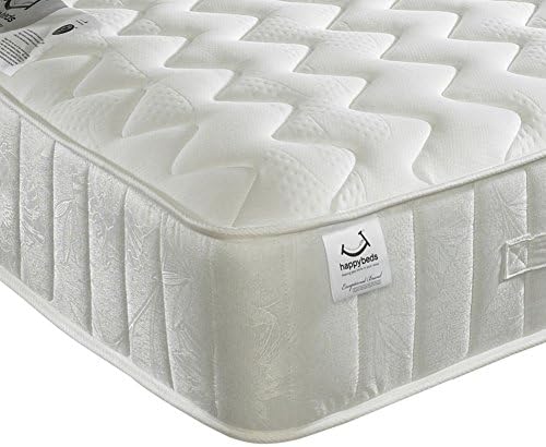 Memory Foam 3500 Pocket Sprung, Happy Beds Imperial Medium Tension Mattress with Reflex Foam - 3ft Single (90 x 190 cm)