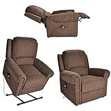 Tetbury electric Riser Recliner / Lift and Tilt rise mobility Chair - Chocolate brown fabric