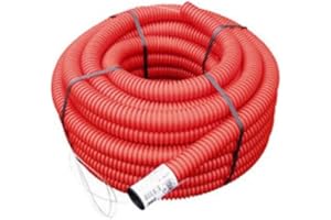 Centrocom Gaine TPC - Gaine TPC 40 Rouge - 50m de