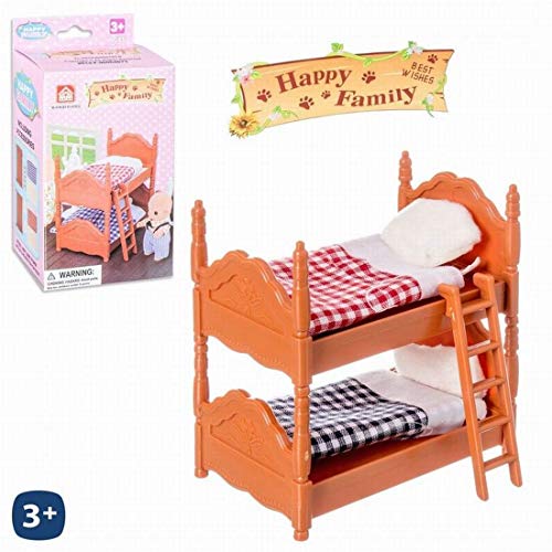 Juguetes Industriales Cama litera de Happy Family Medidas 17.5 x 14.5 cm