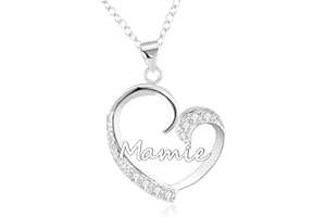 GUOYU Cadeaux Mamie Grand-mère Collier Mamie Femmes,Cadeaux Noël pour Mamie,Cadeaux Fête des mères pour Mamie,Cadeau d'anniversaire Femme