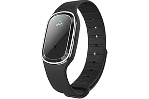 BXJINKELE GFOUK Ultraschallarmband, Ultraschall Armband Zum Abnehmen Damen, Ultraschall-Körperform-Armband, Ultrasonic Lymphdrainage Slimfit-Armband, Ultraschall Korperform Armband Damen Herren (Schwarz)