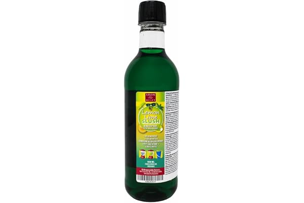 Zitrone-Limetten-Slushkonzentrat 500 ml, Mischungsverhältnis 1:5 | Slush-Eis | Crush-Eis | Wassereis