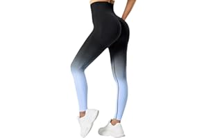 Getervb Leggins Sportivi Donna Push Up Pantaloni Palestra Vita Alta Anticellulite Pantacollant Opaco Elastici per Fitness Yoga Jogging Allenamento