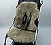 SHEEPSKIN CAPPUCINO Buggy Pushchair Pram Car Seat Liner Mat Natural Warm&Fluffy