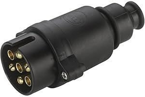 ‎HELLA HELLA 8JA 001 930-001 Stecker - 7-polig - Stecker: Schraubkontakt - schwarz