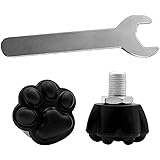 F Fityle 2er-Pack Rollschuh-Zehenstopper, verstellbare Gummistopfen, Bremsklotz 82A PU für Rollschuhe, Stopper, Ersatzteile,