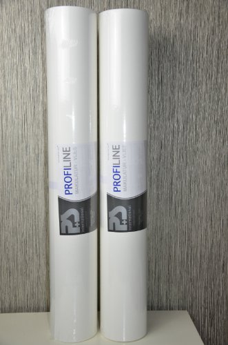 P+S XXL 25 Meter Malervlies Vliestapete Tapete Weiß Makulatur Vlies Glat Ohne Struktur - 2