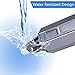 MatrixSight® 2-in-1 Professional Wet/Dry Nose Ear Facial Neck Beard Hair Electric Trimmer Kit with LED Light Vacuum Cleaning System Heavy Duty Steel for Beard and Mustache Grooming