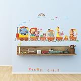 Decowall DA-1406A Tierzüge Wandsticker Wandaufkleber Wandtattoo Kinderzimmer - 4