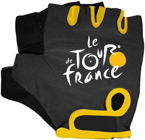 Tour de France Cycling Gloves - Black/Yellow
