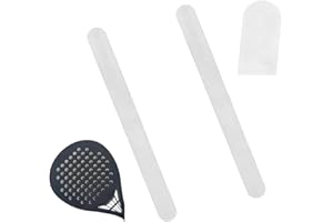 JGR SELECT Protector Pala de Padel Transparente – Pack 2 Unidades, Acabado Rugoso – Protector para Pala Padel con Adhesivo